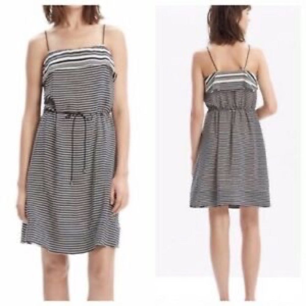 Madewell Silky Striped Dress